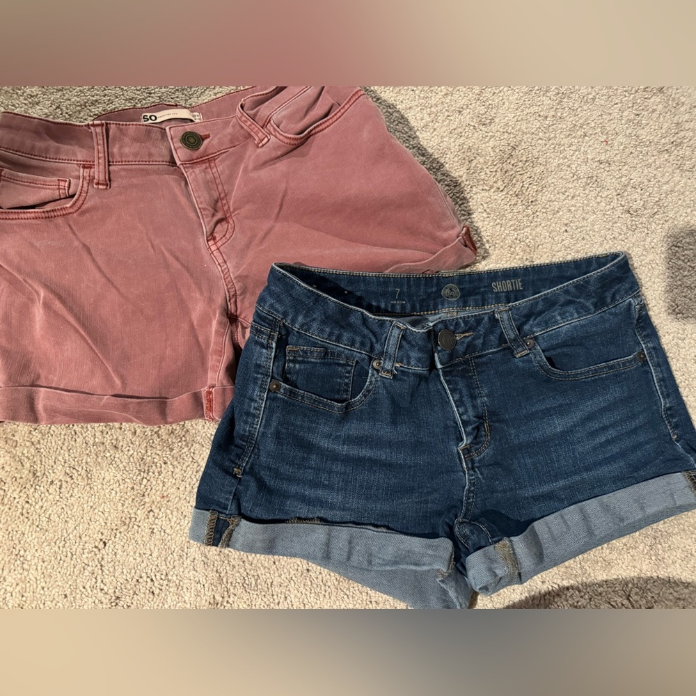 Two pair of So brand shorts